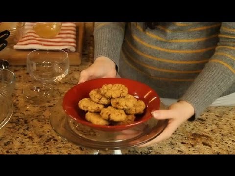 No-Flour & No-Sugar Peanut Butter Oat Cookies : Recipes for Diabetics