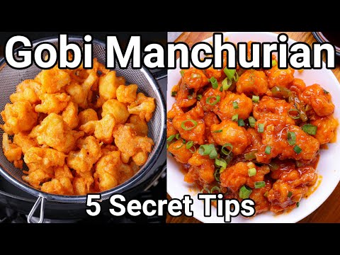 5 Secret Tips for Crispy Gobi Manchurian Dry Recipe Street Style – No Color | Cauliflower Manchurian