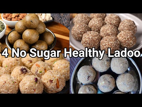 No Sugar Healthy Ladoo Recipes – Protein & Nutrient Rich | Healthy Weight Loss Laddu Recipes