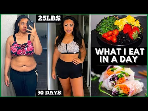 WHAT I EAT IN A DAY TO LOSE WEIGHT IN A MONTH | Low Carb Recipes + Fasting | Rosa Charice