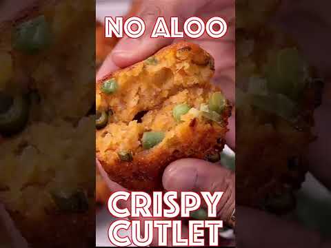 Crispy Poha Sooji Cutlet – No Aloo Tikki Recipe | Evening Tea Time Snack #shorts #youtubeshorts