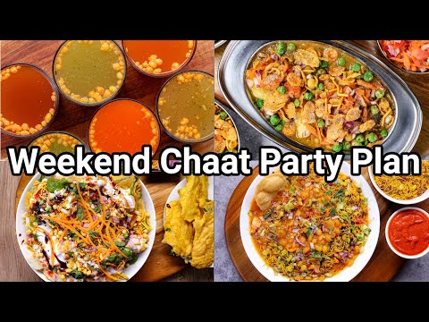 Simple Weekend Chaat Party Ideas – 4 Course Menu for Weekend Chaat Party | Street Style Chaat Recipe