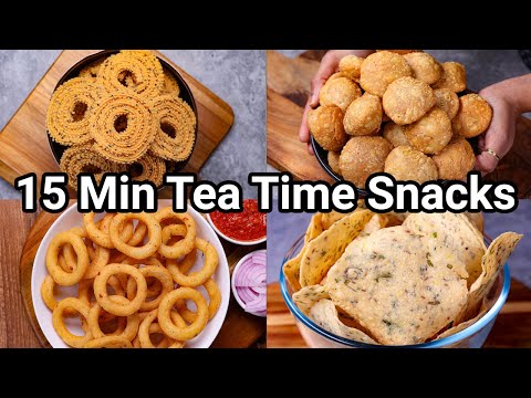 15 Minutes Evening Tea Time Instant Snacks Recipe | Crispy & Crunchy Bakery Munching Snacks