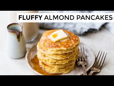 EASY ALMOND FLOUR PANCAKES | fluffy, Keto breakfast