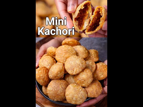 50 Plus Mini Kachori Under 50 Rs – Dry Mini Kachori Recipe #shorts #ytshorts