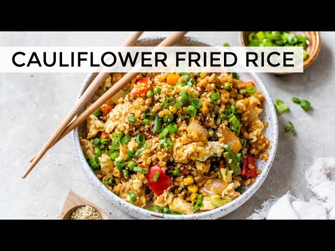 CAULIFLOWER FRIED RICE |quick, easy, low-carb dinner recipe