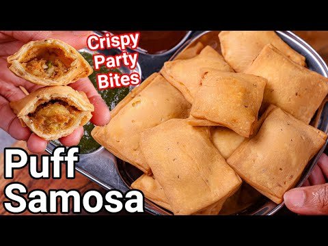 Samosa Bites or 1 Bite Samosa – Perfect Tea Time Snack Meal | Samosa Puff – Anyone Can Do Samosa