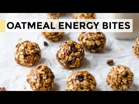 ENERGY BALLS | no-bake oatmeal raisin energy bites