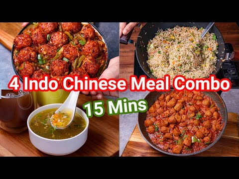 Indo Chinese Meal Combo – Just 15 Minutes | Perfect Street Style Lunch & Dinner Combo Meal