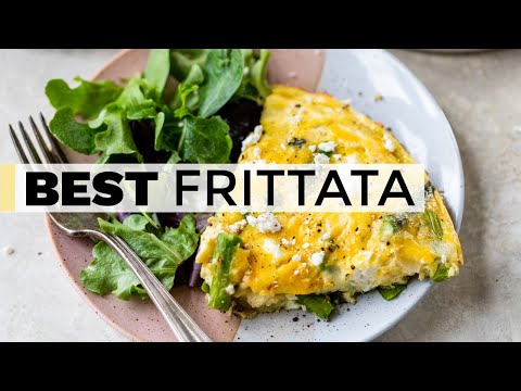 FRITTATA | easy recipe with asparagus and cheese