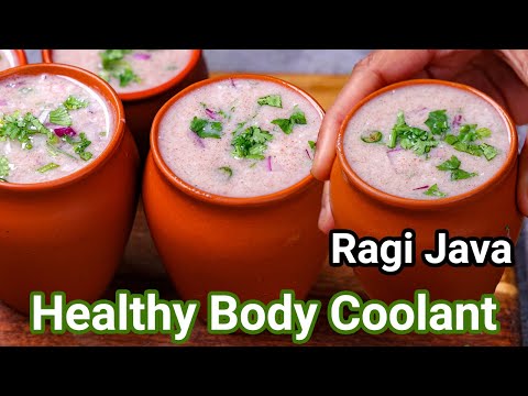 Healthy Summer Drink Ragi Malt Java Recipe | Ragi Java – Ragi Ambali Kanji | Finger Millet Porridge