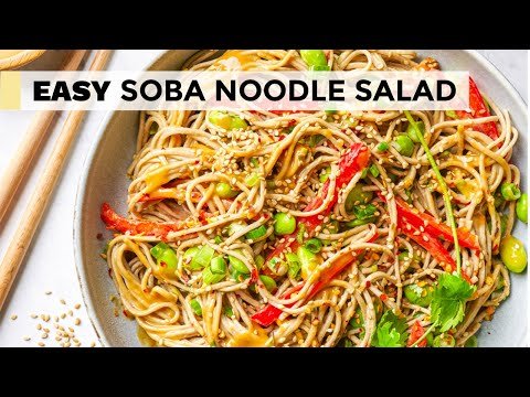 SOBA NOODLES RECIPE | easy salad from our new cookbook!