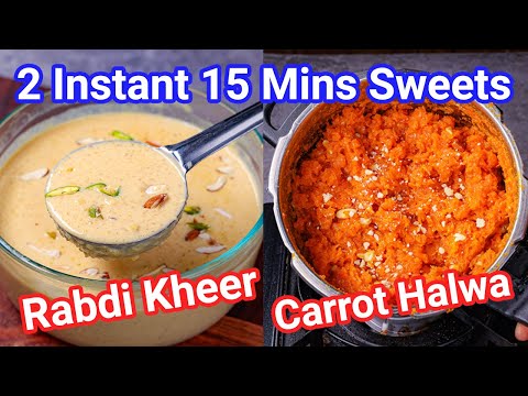 2 Instant 15 Mins Sweet Recipe for any Occasion | Quick & Easy Dessert Recipes in Cooker