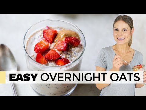 SIMPLE OVERNIGHT OATS RECIPE | healthy breakfast for weight loss and optimal health