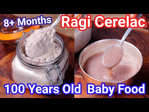 100 Year Old Baby Food – Homemade Ragi Ceralac Powder | Instant Ragi Porridge Meal for Babies