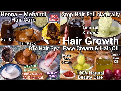 100% Natural Homemade Hair & Skin Care Recipes | Make at Home DIY Skin & Hair Treatment