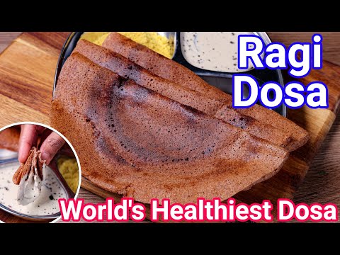 Healthy Ragi Dosa – New Authentic Way of Making Millet Dosa | Finger Millet Dosa – Weight Loss Dosa