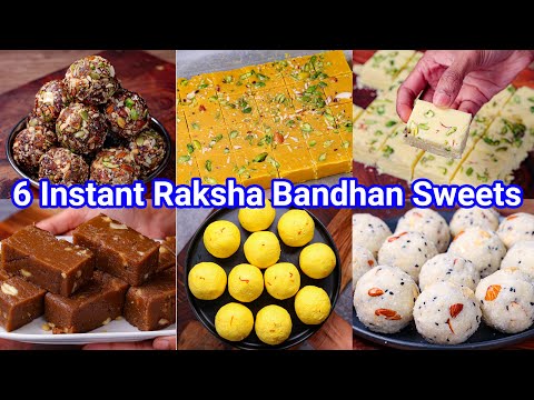 6 Instant Raksha Bandhan Sweets for 2023 | Perfect Easy Rakhi Sweets – Anybody Can Make It