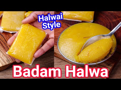 Badam Halwa Recipe – New & Easy Way Tips & Tricks | Almond Premium Dessert – Almond Halwa