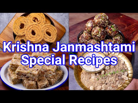 Krishna Janmashtami Special Recipes in 20 Mins | Krishna Jayanthi Special Recipes