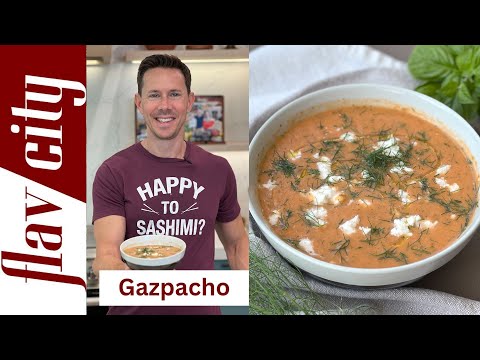 When Summer Gives You Tomatoes..Make Yummy Gazpacho!