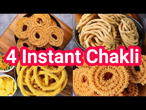 Instant Chakli or Murukku Recipes for This Festival Season | Instant Crispy Festival Snacks