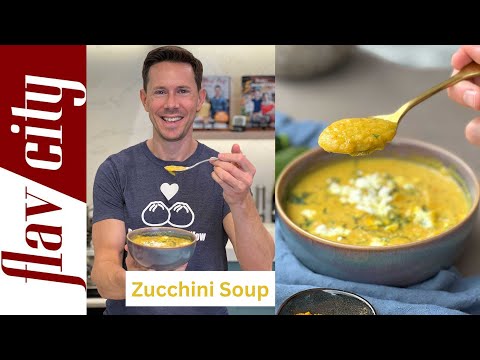 Zucchini Soup – Easy To Make & Loaded With Veggies!