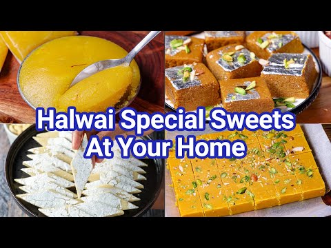 Make Halwai Style Special Sweets at Home – Less than 30 Minutes | Quick & Easy Desserts Recipes