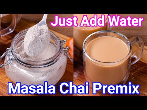 Chai Tea Premix Powder Recipe – Just Add Hot Water | Quick Travel Tea Powder Mix – Chai in 1 Min