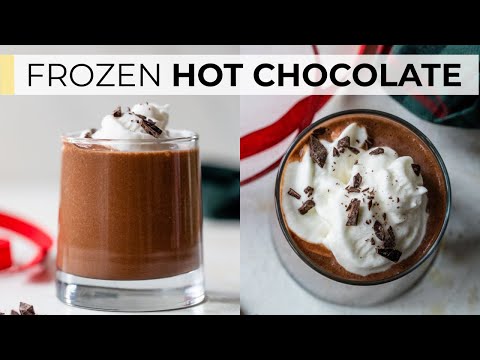 FROZEN HOT CHOCOLATE | high protein smoothie recipe