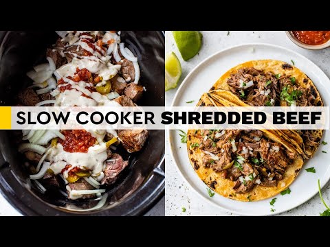 SLOW COOKER BEEF TIPS | Perfect for tacos, burrito bowls, etc!