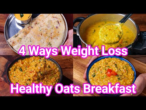 Traditional Indian Recipes with OATS – Healthy Low Calorie Weight Loss Meals | Indian Oats Breakfast