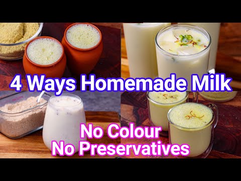 4 Types of Milk Beverage Recipes at Home – Both Cold & Hot Beverage | Healthy Milk Based Beverages