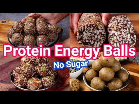 No Sugar Protein Energy Barfi & Laddu Balls – Healthy & Tasty Desserts | Protein Packed Energy Bars