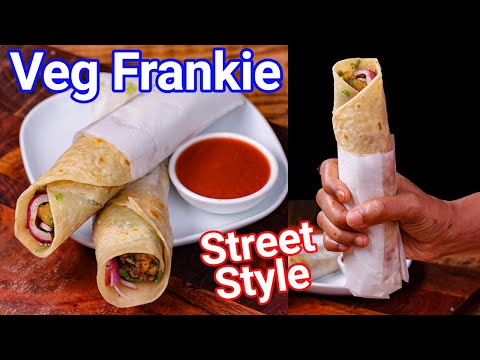 Veg Frankie Recipe – Street Style with Special Tikki | Veg Kathi Roll Recipe – Kids Lunch Box Meal