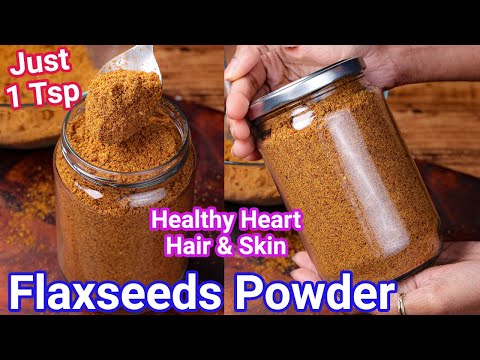 Worlds Superfood for Healthy Heart, Skin & Hair | Flax Seeds Idli Podi | Flaxseed Chutney Powder