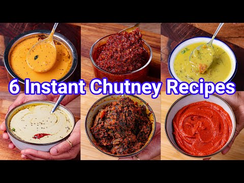 6 Instant Chutney Recipes – Perfect for Idli, Dosa, & Steamed Rice | Multipurpose Chutney Recipes