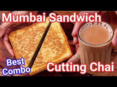 Best Street Style Breakfast Combo – Aloo Sandwich & Masala Cutting Chai | Tea & Sandwich Combo Meal