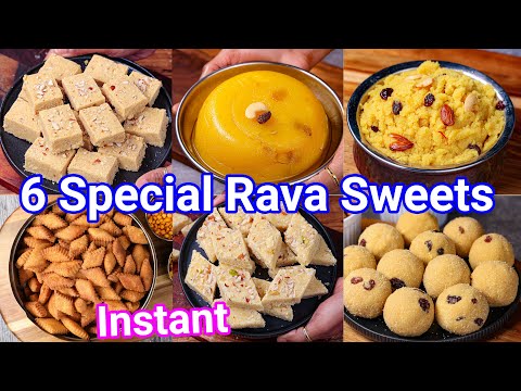 Instant & Easy Rava – Sooji Sweets – Anybody Can Make It | Suji Ka Jhatphat Sweets & Desserts