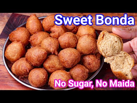 Sweet Bonda Recipe – No Sugar, No Maida Healthy Bonda | Banana Wheat Vellam Bonda – With Tips