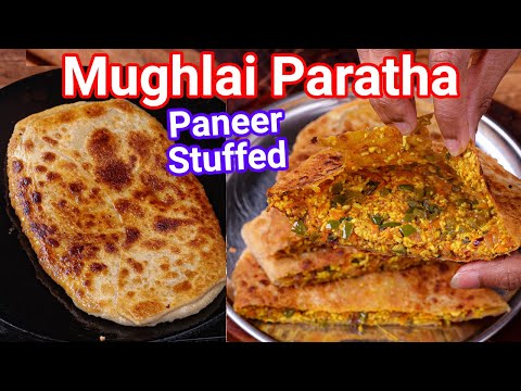 Mughlai Paratha – Spicy Paneer Stuffed Bengali Paratha | Mogolai Paratha – Spicy Stuffing