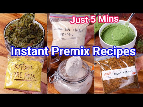 Instant Premix Recipes – Curry, Dessert, Pulao, Chutney & Chai Recipes | Quick & Easy Travel Recipes