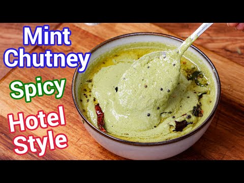 Multipurpose Pudina Chutney for Idli & dosa – Hotel Style with Tips & Tricks | Spicy Mint Chutney