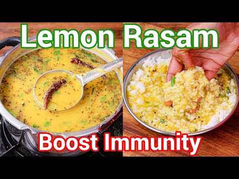 2 in 1 Lemon Rasam Recipe – Boost Immunity Naturally | Marriage Style Nimbu Rasam Soup