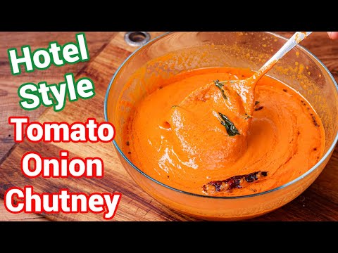 Hotel Style Tomato Onion Chutney Recipe – Best for Idli, Dosa, Pongal & Rice | Onion Tomato Chatni