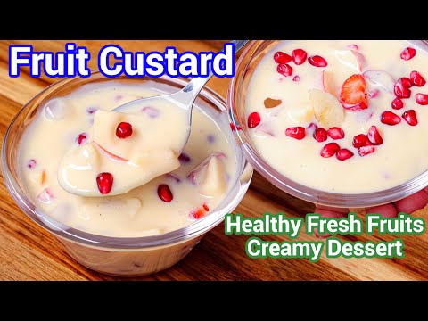 Homemade Fruit Custard in Just Minutes – Not Usual Fruit Custard! Creamy, Colorful & Crowd-Favorite