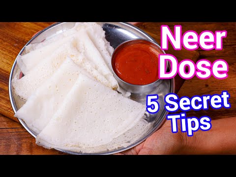 Neer Dosa Made Easy! 5 Secret Tips for Perfect Thin & Soft Dosas | Master the Art of Neer Dose