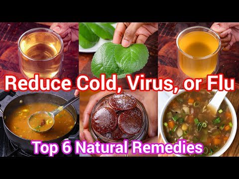 Top 6 Natural Remedies for Cold & Flu at Home | 🍯 No More Medicines 6 Natural Ways to Beat Virus