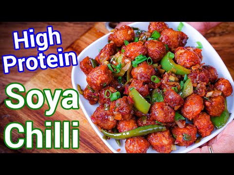 Soya Chilli Made Healthy | Craving Street Food? Try This Protein-Rich Soya Chilli Nuggets