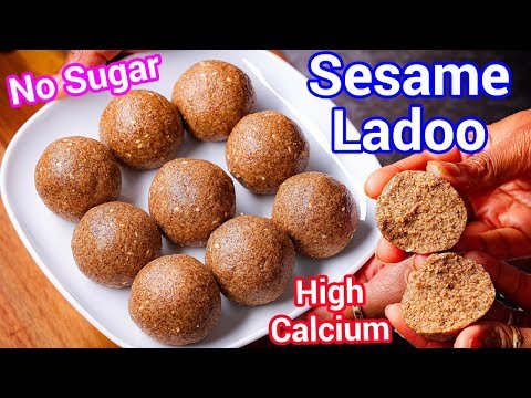 Til Ladoo – Ellu Unde | Sesame Peanut Ladoo | Healthy Protein & Energy Dessert Snack 10 Minutes